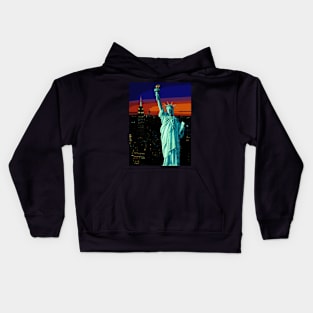 Statue of Liberty - Landscape Kids Hoodie